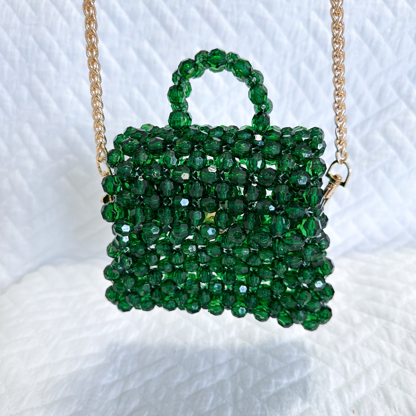 "CILE" grün HevGin Handtasche